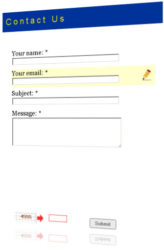 Standard template Contact Form