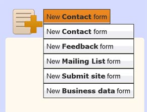 How to use templates to create free contact form